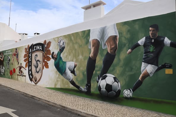 Projeto "Graffiti Aveiras Sport Club" já se encontra finalizado 